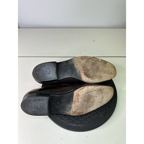 Church's Burgundy Leather Tasselled Shoes Loafers Mens 10.5 US - Picture 10 of 13